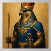 Horus Falcon God Egyptian Poster Art (Vorne)