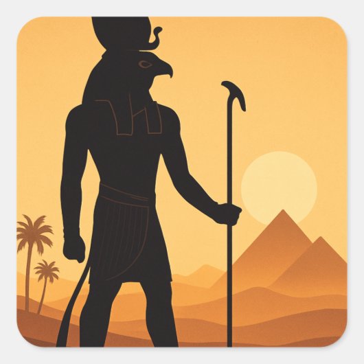 Horus Falcon God Sticker | Altes Ägypten (Vorderseite)