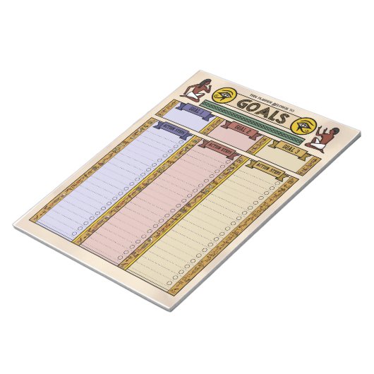 Horus Goal Planner - Benutzerdefinierter Notepad Notizblock (angewinkelt)