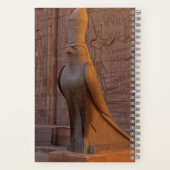 Horus Great Egypt Alte Götter Fotografie Notizblock (Rückseite)