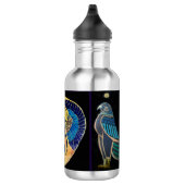 Horus Hawk Falcon Scarab Ägypten Maureen Girard Edelstahlflasche (Rechts)