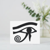 Horus Hieroglyphic Postkarte (Stehend Vorderseite)