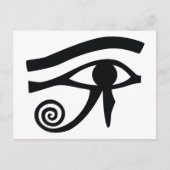 Horus Hieroglyphic Postkarte (Vorderseite)