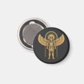 Horus mit Sonnenscheibe Magnet (Vorderseite/Rückseite)