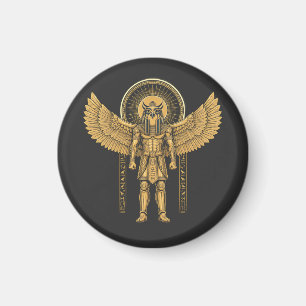 Horus mit Sonnenscheibe Magnet