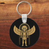Horus mit Sonnenscheibe Schlüsselanhänger (Rückseite)