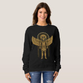 Horus mit Sonnenscheibe Sweatshirt (Vorne ganz)