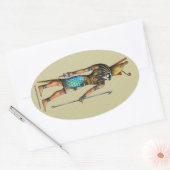Horus Oval Sticker (Umschlag)