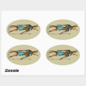 Horus Oval Sticker (Blatt)