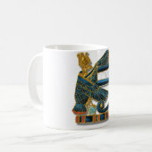 Horus-Pektorale Kaffeetasse (Vorderseite Links)