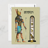 Horus Postcard Postkarte (Vorne/Hinten)