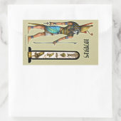 Horus Rectangle Sticker (Tasche)