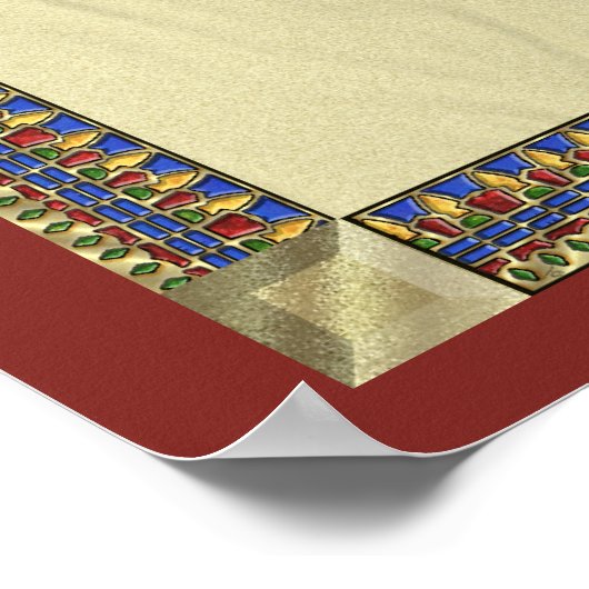 Horus Scarab Poster (Ecke)