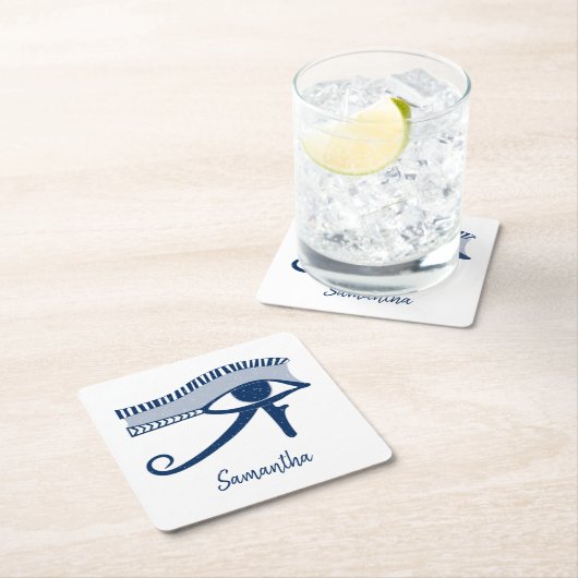 Horus Talisman Personalisiert Rechteckiger Pappuntersetzer (Vor Ort)