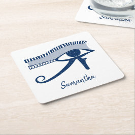 Horus Talisman Personalisiert Rechteckiger Pappuntersetzer
