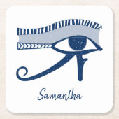 Horus Talisman Personalisiert Rechteckiger Pappuntersetzer (Vorderseite)