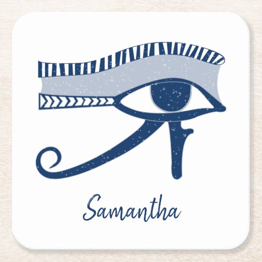 Horus Talisman Personalisiert Rechteckiger Pappuntersetzer (Vorderseite)