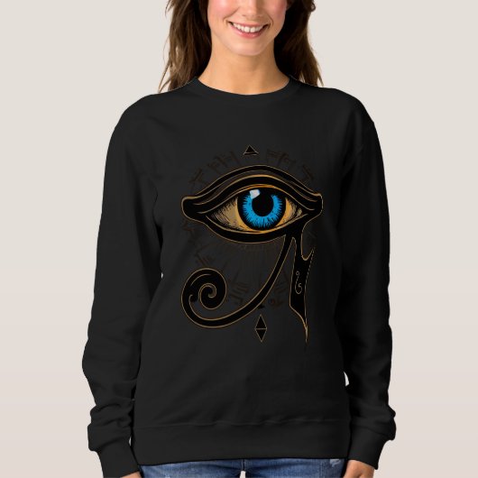 Horus The Evil Eye Protection Sweatshirt (Vorderseite)