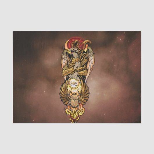 Horus with all seeing eye seidenpapier (Vorderseite)