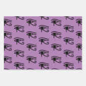 Horusägyptischer Augen Geschenkpapier Set (Vorderseite 3)