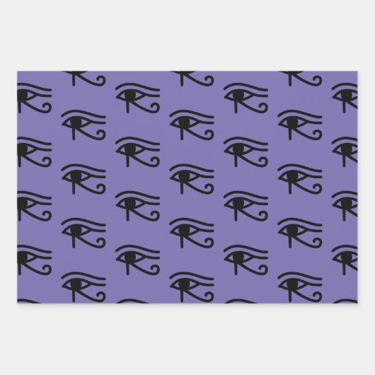 Horusägyptischer Augen Geschenkpapier Set (Vorderseite 2)