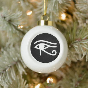 Horusägyptischer Augen Keramik Kugel-Ornament