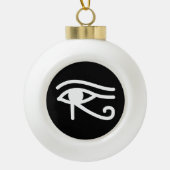 Horusägyptischer Augen Keramik Kugel-Ornament (Vorderseite)