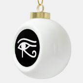 Horusägyptischer Augen Keramik Kugel-Ornament (Rechts)