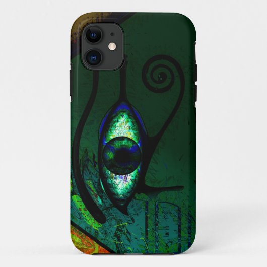 Horusauge, antike ägyptische Wadjet Art Case-Mate iPhone Hülle (Rückseite)
