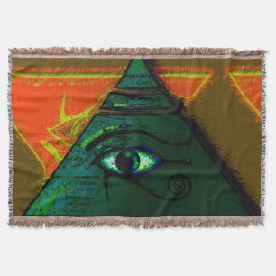 Horusauge, antike ägyptische Wadjet Art Decke