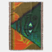 Horusauge, antike ägyptische Wadjet Art Decke (Vorderseite Vertikal)