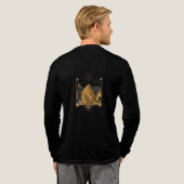 Horusauge - antiker ägyptischer Power Tri-Blend Shirt (Voller Rücken)