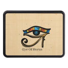 Horusauge auf Papyrus, ägyptische Hieroglyphen Abschlepphaken Cover