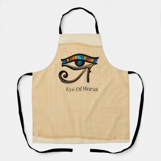 Horusauge auf Papyrus, ägyptische Hieroglyphen Schürze (Vorderseite)