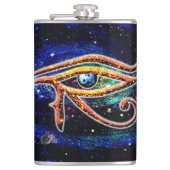 Horusauge Flachmann (Vorderseite)