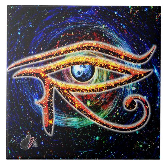 Horusauge Fliese (Vorderseite)