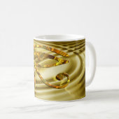 Horusauge - GOLD Kaffeetasse (VorderseiteRechts)