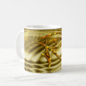 Horusauge - GOLD Kaffeetasse (Vorderseite Links)