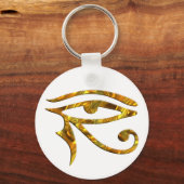 Horusauge - GOLD Schlüsselanhänger (Vorderseite)