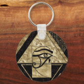 Horusauge - Goldenes Verhältnis Schlüsselanhänger (Vorderseite)