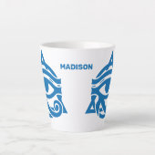 Horusauge individuelle Name Milchtasse (Vorderseite)