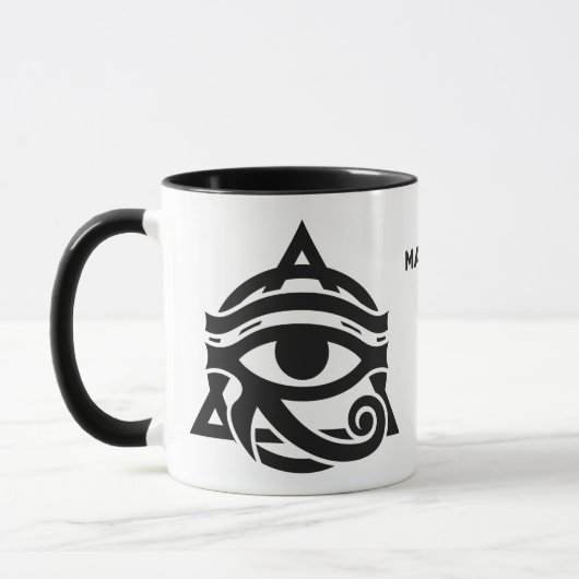 Horusauge individuelle Name Tasse (Links)