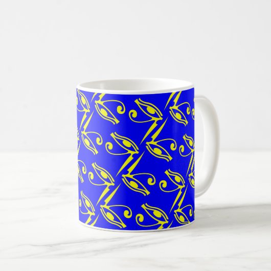 Horusauge Kaffeetasse (VorderseiteRechts)