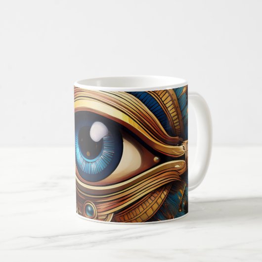 Horusauge Kaffeetasse (VorderseiteRechts)