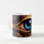 Horusauge Kaffeetasse (Vorderseite Links)