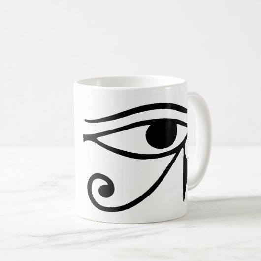 Horusauge Kaffeetasse (VorderseiteRechts)