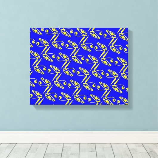 Horusauge Leinwanddruck (Insitu (Holzboden))