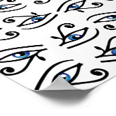 Horusauge oder Wadjet Poster (Ecke)