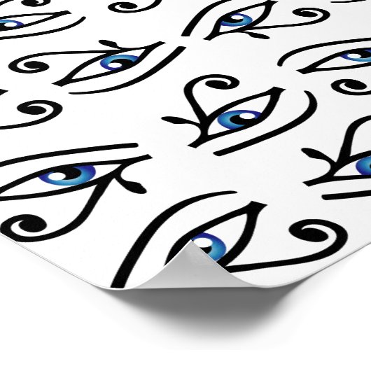 Horusauge oder Wadjet Poster (Ecke)