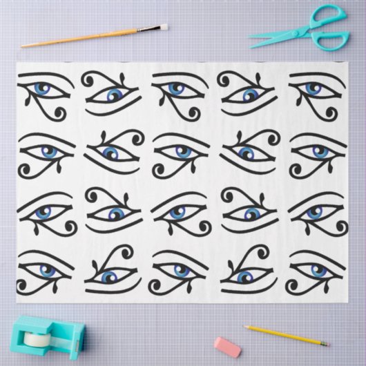 Horusauge oder Wadjet Seidenpapier (Basteln)